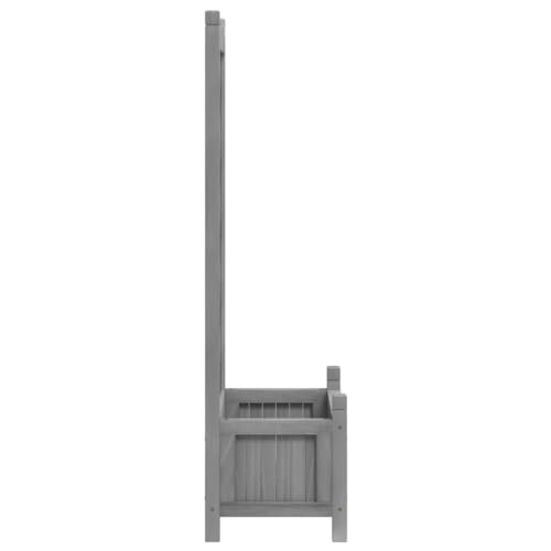 Jardinière extérieur bois pour plantes grimpantes de patio et balcon - 6