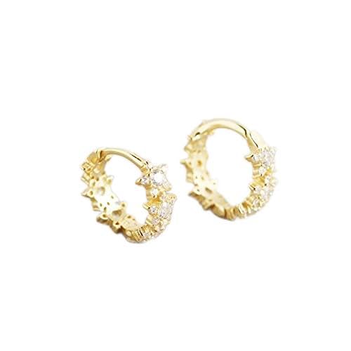 Boucles d'oreilles en cristal pavé légères et scintillantes style mature délicat