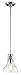 Z-Lite 321-8MP-CH 1-Light Mini Pendant with Steel Frame Material, Clear
