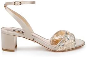 Badgley Mischka Women's Taylin Heeled Sandal, Soft White, 6.5 | Image 2