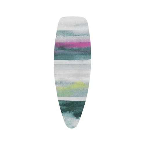Brabantia 8mm Thick Underlay Ironing Board Cover (D Board/Morning Breeze) Heat-Resistant Non-Slip Cord Fastener