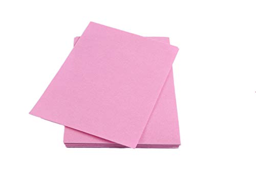 YYCRAFT Stiff Felt Sheets Thick Felt 9 Inch X 12 Inch - 12 Pcs Pack, Pink