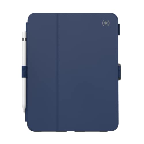 Speck Ipad 10Th Generation Case 2022 - Slim Multi Range Stand, Hard Back Case -Apple Pencil Holder & Drop Protection - 10.9 Inch Ipad, Camera Sheild - Arcadia Navy, Moody Grey, Balancefolio #TOP1