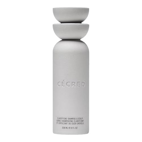 CECRED Clarifying Shampoo & Scalp Scrub with Tea Tree Oil and Niacinamide, 8 fl oz