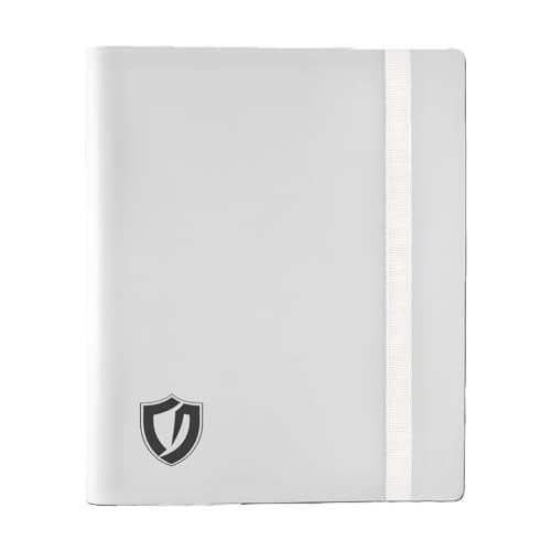 Fichário Para Coleção de Cartas Cartinhas, Capacidade de 160 Card em 20 paginas na Cor Branco. Pasta presente para jogo de cartas - Pokémon Magic