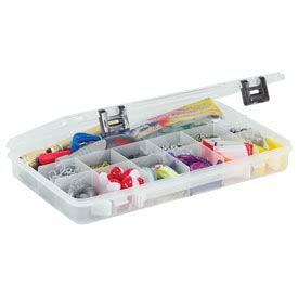 Plano ProLatch StowAway Organizer 13 Fixed Compartment Box, 2371304, 14"W x 9-1/8"D x 2"H - Lot of 2