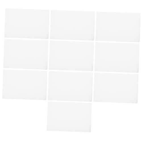 KONTONTY Embroidery Gridding Fabrics 10 Sheets Cross Stitch Fabric Embroidery Cloths for Sewing