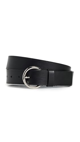 Vince Women's 1 Inch Flat Ring Belt with Heat Crease