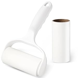 Lint Rollers 100 Sheets Pet Hair Remover for Clothes Replaceable Extra Sticky Lint Remover Brush Set with 1 Sticky Rolls Refills for Home Sofa Bed Dust Cat Hair Dog Hair Carpet