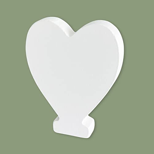 4 Inch Marquee Letters, Unfinished Wooden Letters For Crafts, White Wood Letters For Home Wedding Birthday Wall Decor (Heart-Shaped) #TOP7