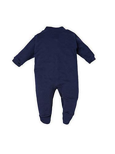Tinchuk Baby Boy's and Baby Girl's Cotton Romper Body Suite (Navy Blue, 6-9 Months) Pack of 1 1