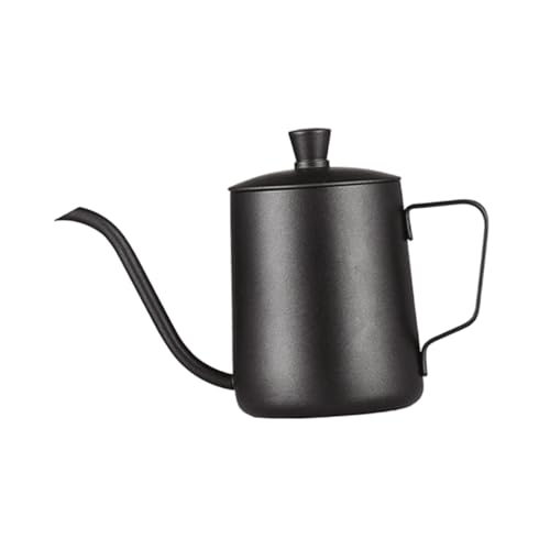 Cabilock Caffettiera Manuale in Acciaio Inox 350 Ml Essiccatore per Bevande Calde Portatile Nero per Tè