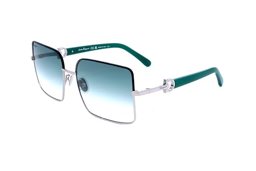 Ferragamo Sf302sl Gafas, Silver Petrol, 60 18 140 Para Mujer Ferragamo Sf302sl Gafas, Silver Petrol, 60 18 140 Para Mujer
