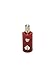 BELI-BECO 61/7 Querlochstecker - Miniatur-Bananenstecker mit Stift-Ø: 2,6mm - 10 Stück (Rot)