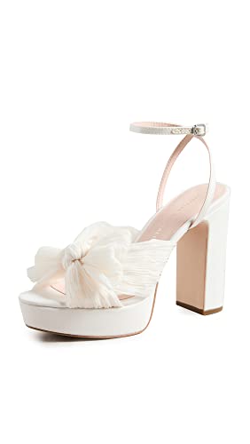 Loeffler Randall Women's Natalia Platform Pleated Bow Heels