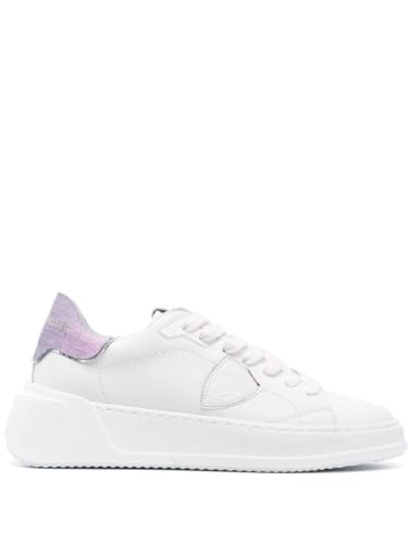 Made in Italy PHILIPPE MODEL Sneakers Donna Bassa Tres Temple (Bianco) 40