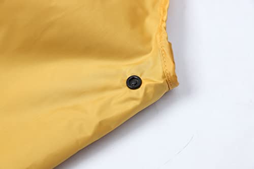 Toddler Boy Girl Rain Bib Solid Color Pants Reflective Strips Lightweight Rainproof Windproof Mudproof4