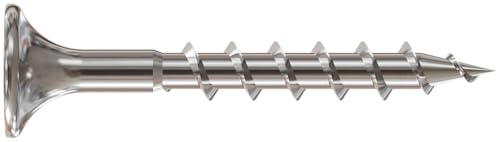 Simpson Strong-Tie Tornillo para madera tipo Bugle, cabeza Bugle, acero inoxidable, #6 x 1-1/4-pulgadas, unidad de 243 piezas miniatura 1