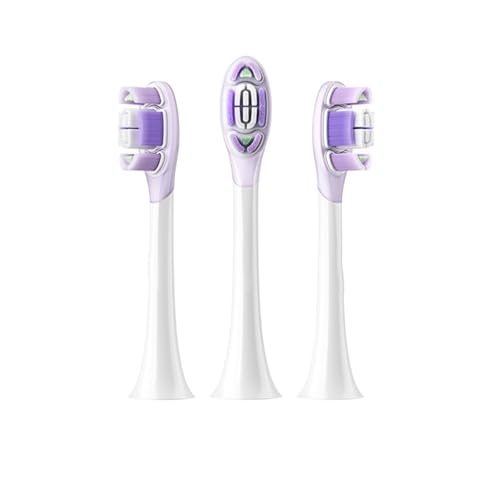 交換用ブラシヘ??ッド、互換性がありますシャオミ 電動歯ブラシ MES609/610 Pro ソニックスイープ振動ヘッド 3個対応(Sensitive 3 pcs)
