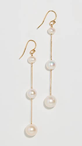 Chan Luu Women's Pearl Drop Earrings, White Pearl, One Size #TOP1