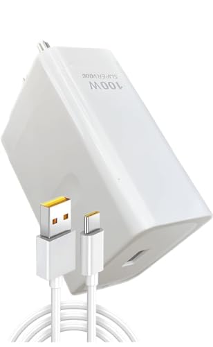 Image of Original 100W Supervooc Adapter and USB Type C Data Cable for Realme 12 pro plus /11 pro plus /11 /10 /9 Pro /Narzo 60 Pro /60 /50 /50 pro /30 Support 65W Superdart and 33W /100w Dart Also Quick (FIX147)