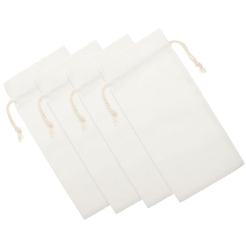 Bolsas reutilizables con cordón de lino para botellas de vino de 16x35.5 cm y sublimación textil