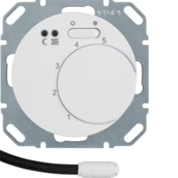 Termostato con contacto NA, para suelo radiante, R.1/R.3, blanco polar, brillo