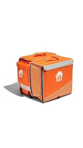 Genuine Just Eat Insulated Food Delivery Backpack Thermal Bag 48x50x28cm Expandable with Dividers