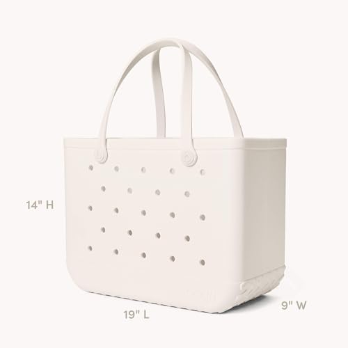 Bogg Bag X Large Waterproof Washable Tip Proof Durable Open Tote Bag for the Beach Boat Pool Sports 19x15x9.5