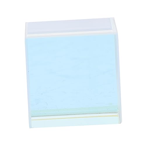 VILLCASE 1Pc Square Optical Crystal Prism Decorative Ornament for Home Educational Use Physical Prism for Light Spectrum Photography