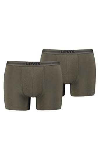 Levi's Boxer, Boxer Uomo, Verde (Khaki 02), L