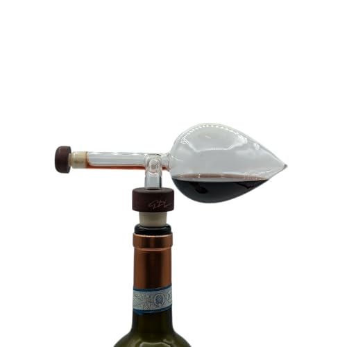 Gdl Wijnkaraf van mondgeblazen glas - Elegant woonaccessoire met wijnbeluchter - geraffineerde cadeau-ideeën, luxe wijnaccessoires voor liefhebbers en wijnliefhebbers - Afbeelding 3