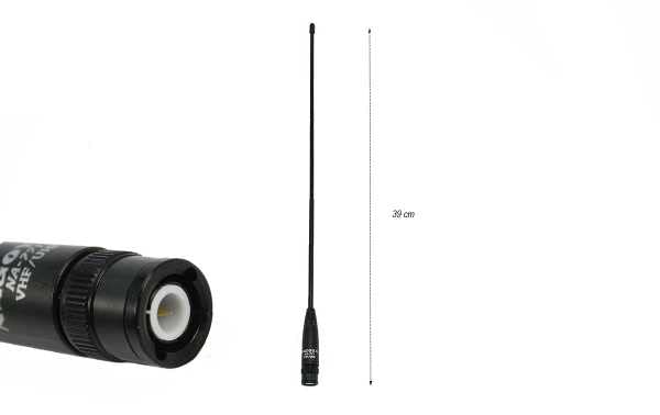 NA771BNC Nagoya NA-771 BNC Antenna bibanda 144/430 MHz Connettore BNC. Lunghezza 39 cm