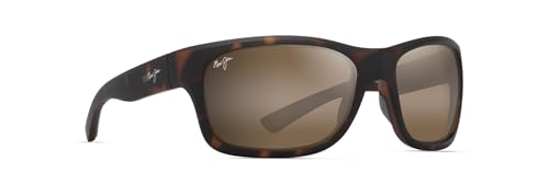 Maui Jim Men's Ano NUI Rectangle Sunglasses, Matte Dark Havana/Hcl Bronze Polarized, Large2