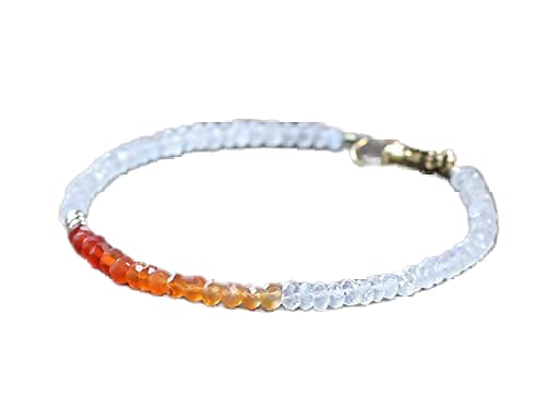 Bracelet en cornaline et pierre de lune pour sublimer votre style au quotidien