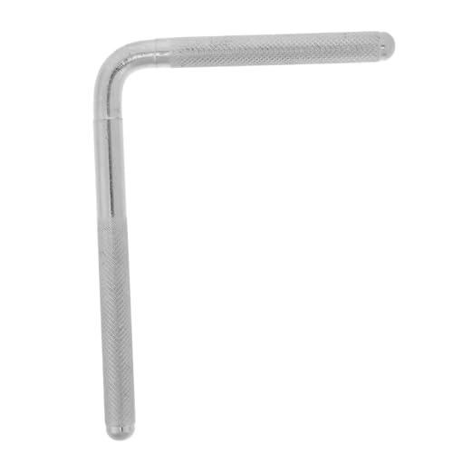 OFFSCH Drum Cowbell Holder Extension Rod Durable Metal Shaped Arm for Easy Installation Drum Kit Cowbell Mounting Accessory for Drummers Performance