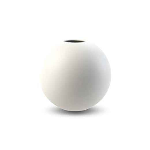 Cooee Design Ball Vase 8cm White