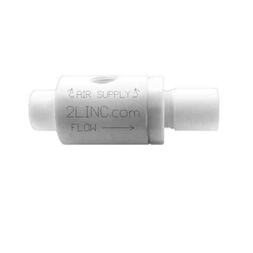 1/8" NPT Air Venturi Vacuum Generator Pump - PTFE (Teflon)