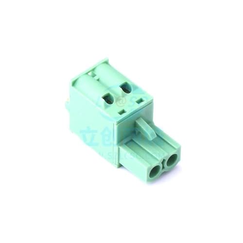 2 Pcs 5mm Number of Rows: 1 Number of Pins per Row: 2 Friendly Plug-in terminals P=5mm Plug 5mm KF2EDGKD-5.0-2P