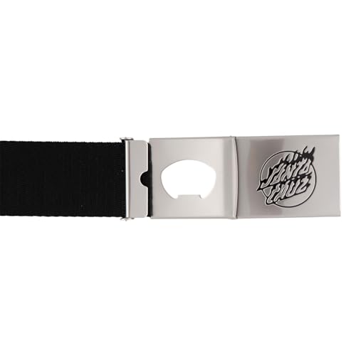 SANTA CRUZ Flame Dot Strip Web Belt Black OS Unisex2