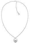 grabstecker edelstahl herz Kette für Damen mit Herz-Detail von Tommy Hilfiger