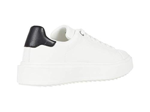 Steve Madden Steve Madden Women's Catcher Sneaker, White Black, 10
