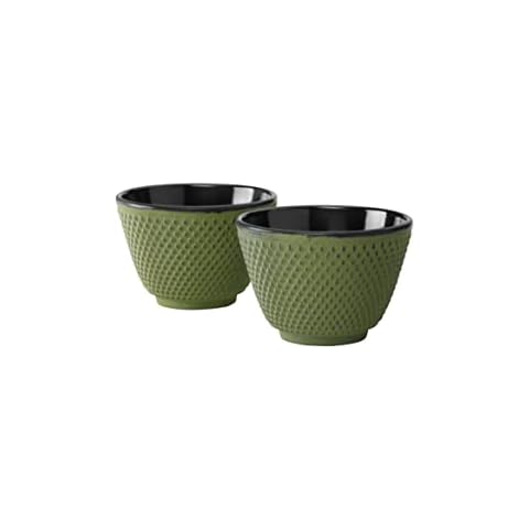 Bredemeijer Xilin INBG004GR - Tazas de té de Hierro Fundido, Verde, 2 Unidad (Paquete de 1) Cover