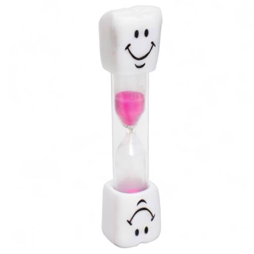 Smile Toothbrush Timer & 40 Disclosing Tablets (Pink Timer), 41 Piece Set - Image 4