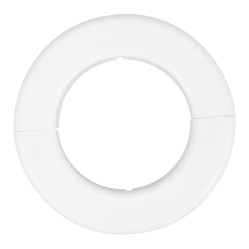 DECHOUS 壁穴カバー 壁穴装飾フランジ 穴装飾用カバー ホールカバーの交換 ホース用の壁穴装飾カバー 天井穴カバー 装飾カバー エアコンの首輪 壁予約穴プラグ Abs 白い