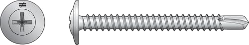 Tornillo Autoperforante #8 x 2 pulg Acero inoxidable miniatura 4
