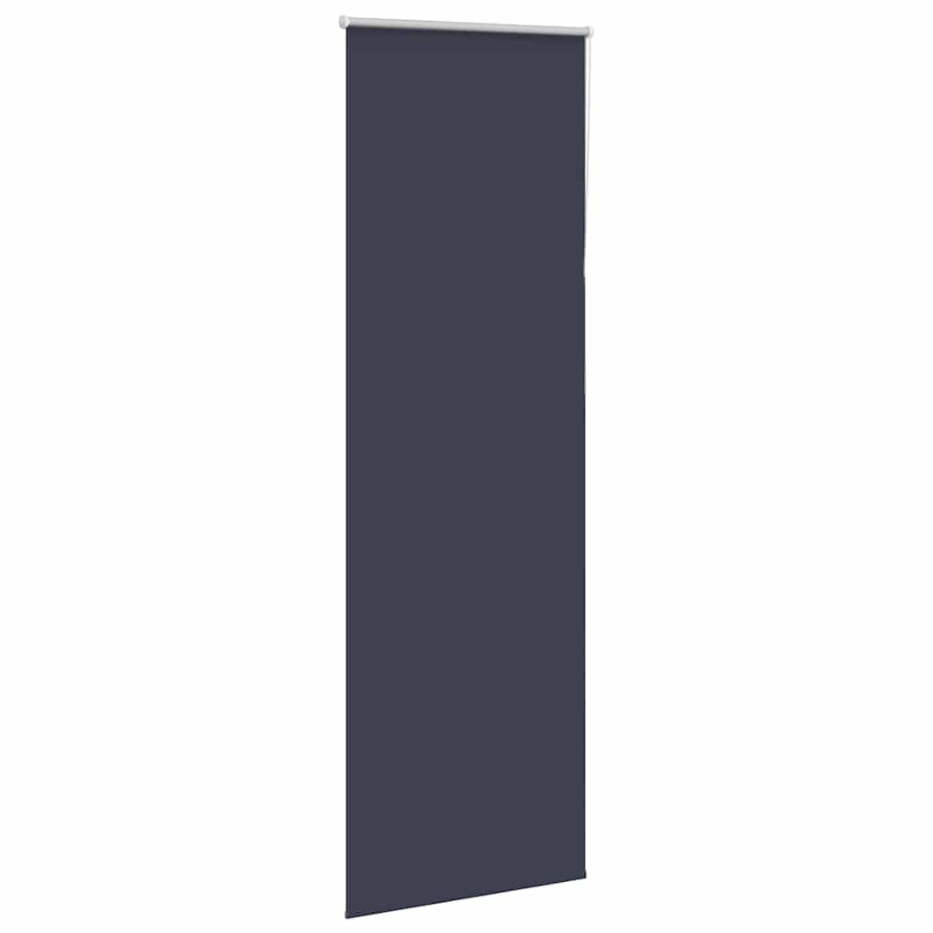 Roleta zaciemniająca, granatowa, 85 x 230 cm, szerokość materiału 80,7 cm, ochrona przed spojrzeniami, na okna, bez wiercenia, z roletą zaciskową, żaluzje wewnętrzne, plisowane, rolety i żaluzje do