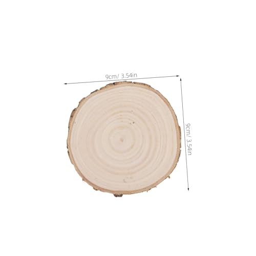 Slices bois pour art créatif et décoration de table rustique - 3