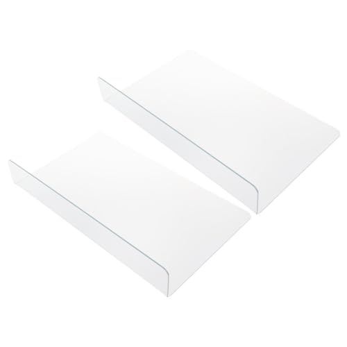 Yardenfun Paraspruzzi Angolare per Vasca da Bagno 2 Pezzi in PVC Trasparente Barriera per Doccia e Lavandino Anti-Spruzzi Protezione Acqua per Bagno e Vasca Facile Installazione