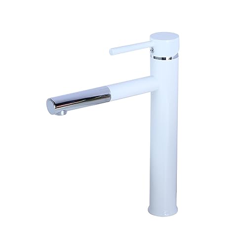 Robinet bassin FBSHAD laiton avec poignée en L pour eau chaude et froide